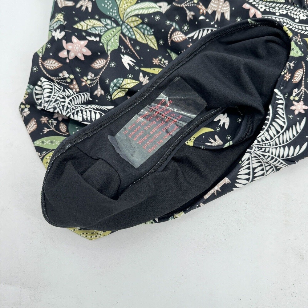 Boden Black Palm-Print Halter One-Piece Swimsuit - Picture 9 of 10